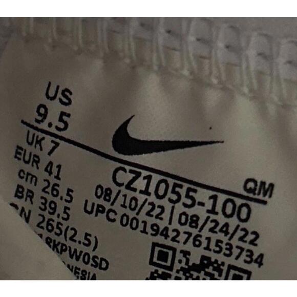 Nike Blazer Mid '77 Vintage Men's Sneakers White/Black, Size US 9.5 - Picture 5 of 10